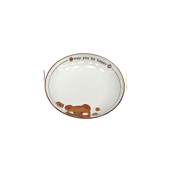 PLATO CERAMICA 20.5CM OSO